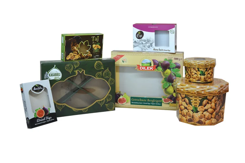 Atapak printed cartons for dried fruit, nuts, and packaged foods
